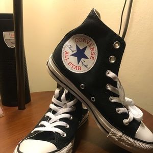 NEW black Converse chuck taylor high top shoes